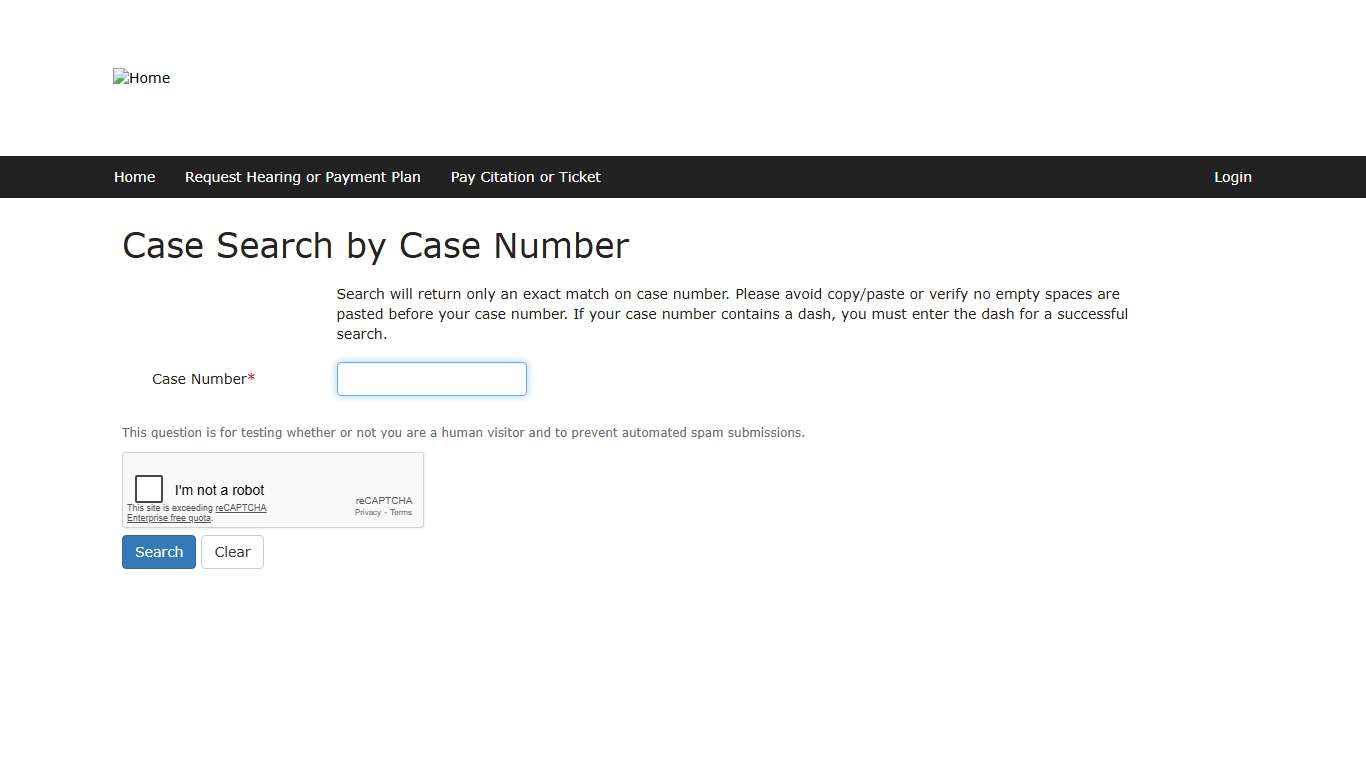 Case Search by Case Number | King County District Court